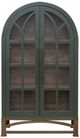 International Furniture Direct Obsidian Green Teal Cabinet-3