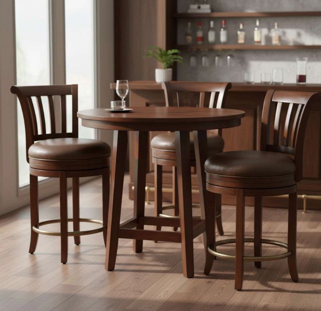 Howard Miller® Ithaca Hampton Cherry Pub Stool-1