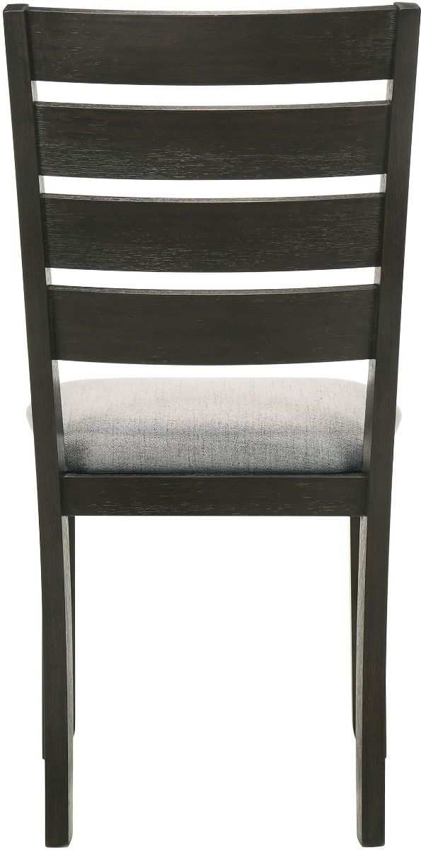 Crown Mark Bardstown Wheat Charcoal Dining Side Chair-2