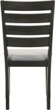 Crown Mark Bardstown Wheat Charcoal Dining Side Chair-2