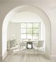 Bernhardt Sereno White Arm Chair-1