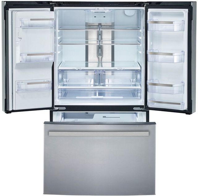 GE Profile™ 33'' 17.5 Cu. Ft. Stainless Steel Counter Depth French Door Refrigerator-1
