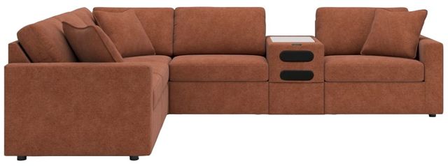 Signature Design by Ashley® Modmax 6-Piece Spice L-Shape Sectional with Audio Console-1
