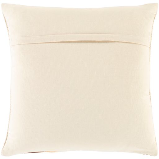 Surya Nobility Dark Brown 22"x22" Toss Pillow with Polyester Insert-3