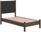 Signature Design by Ashley® Cadmori Black/Brown Youth Twin Upholstered Panel Platform Bed-3