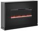 Legends Home Real Cozy Malibu Seal Skin Black Fireplace Mantel-0