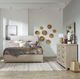 Liberty Furniture Belmar 3-Piece Silver Champagne/Washed Taupe Queen Upholstered Sleigh Bedroom Set-1