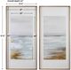 Uttermost® Coastline 2-Piece Multi-Colored Framed Prints Set-3