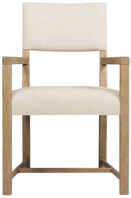 Hooker® Furniture Driftwood Buckboard/Lovegood Bisque Dining Arm Chair-1