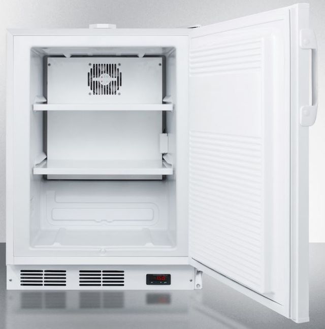 Accucold® 24" 3.1 Cu. Ft. White Upright Freezer-1