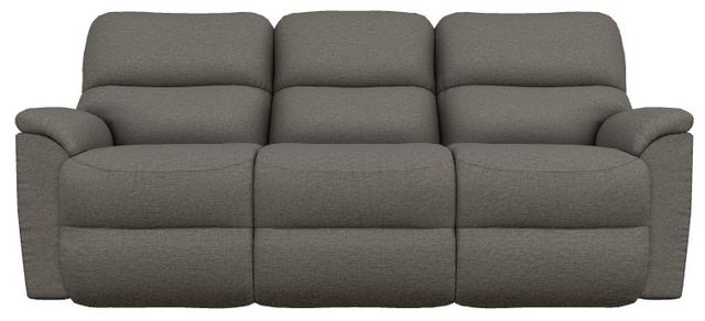 La-Z-Boy® Brooks Charcoal Power Reclining Sofa with Headrest and Lumbar-1