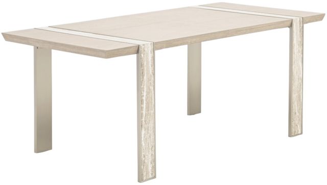 Michael Amini® Lotus Bay Sand Narrow Dining Table-1