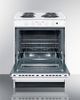 Summit® 24" White Slide-In Electric Range-1