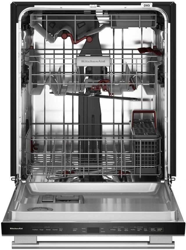 KitchenAid® 24" PrintShield™ Stainless Steel 360° Max Jets™ Third Rack Top Control Built-In Dishwasher with Advanced ProDry™ System and Ultra-bright LED Lighting-3