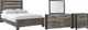 Signature Design by Ashley® Cazenfeld 4-Piece Black/Gray Queen Panel Bed Set-0