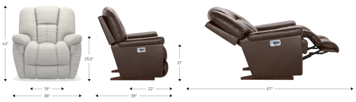 La-Z-Boy Maverick Power Rocker Recliner - Thumbnail 3