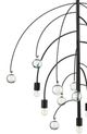 Currey & Company Factotum Satin Black Chandelier-1