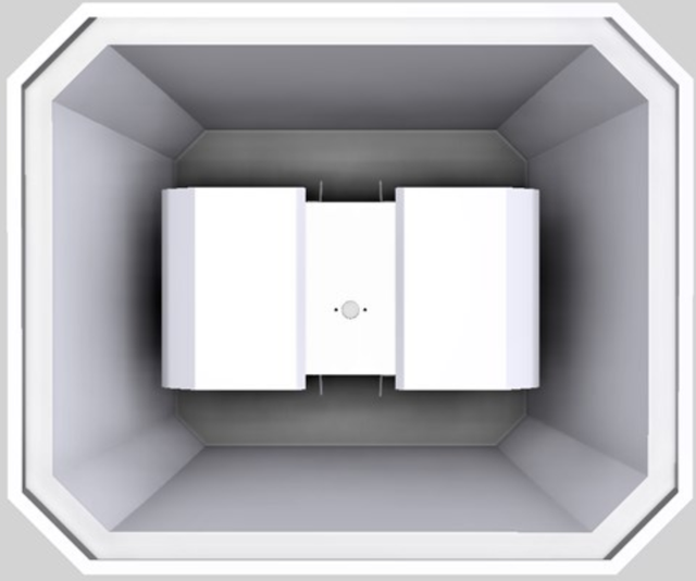 Vent-A-Hood® Designer Series 36" White Island Range Hood-1