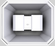 Vent-A-Hood® Designer Series 36" White Island Range Hood-1