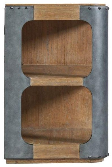 Riverside Furniture Zenith Gilt Truffle/Ginger Entertainment Console-1