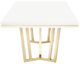 Michael Amini® Palm Gate Cloud White Rectangular Dining Table-3