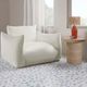 TOV Furniture Darcy Travertine Concrete Indoor/Outdoor Side Table-1