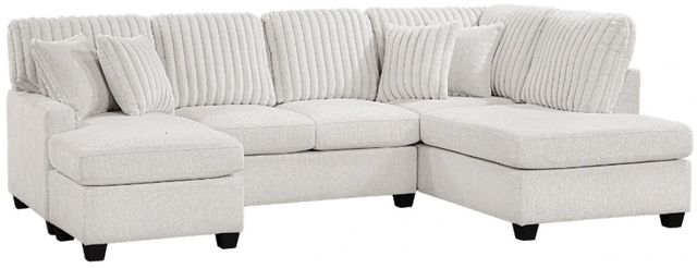 Homelegance® Lawson 2-Piece Taupe Left-Arm Facing Chaise Sectional-0