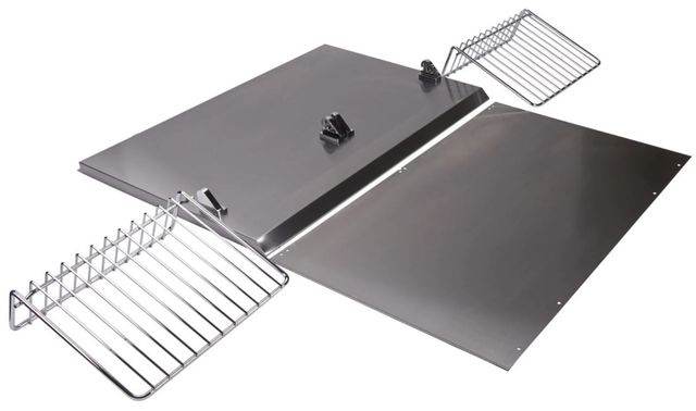 JennAir® 30" Stainless Steel Backsplash Kit with Shelf -0
