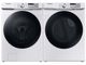 WF45B6300AW | DVE45B6300W - Samsung 4.5 cu. ft. Front Load Washer & 7.5 cu. ft. Electric Dryer Pair in White-1