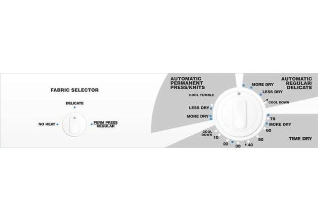 Speed Queen® Commercial 7.0 Cu. Ft. White Non-Vended Front Load Gas Dryer-1