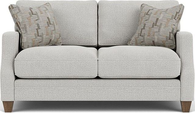 Flexsteel® Lennox Silver Glacier Loveseat-1