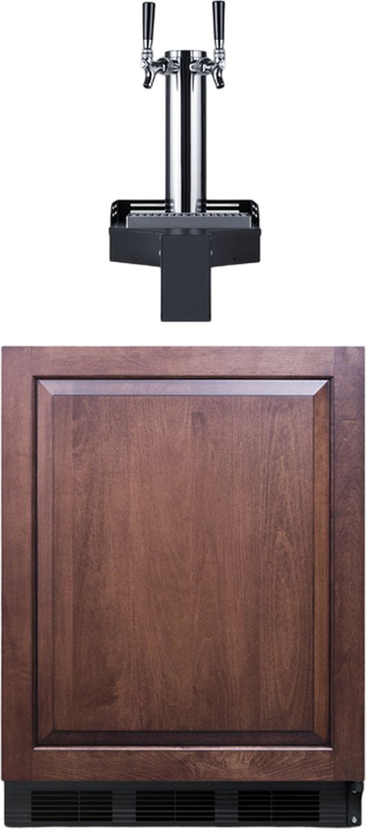 Summit® 5.8 Cu. Ft. Panel Ready Built-In Floating Tap Cold Brew Kegerator-0