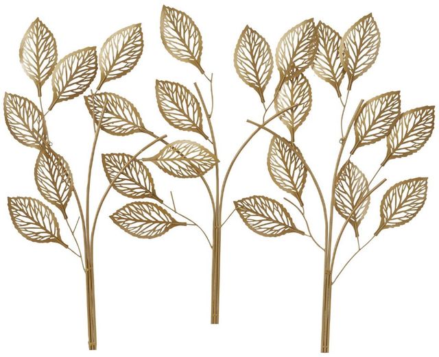 Deco Marche Gold Leaf Wall Decor-1