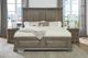 American Woodcrafters Sequoia Portabella Queen Panel Bed-1