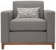 Michael Amini® Brooklyn Walk Burnt Umber Chair-1