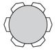 Bermex® Customizable TBRRE-0120 Expression Dining Table-1