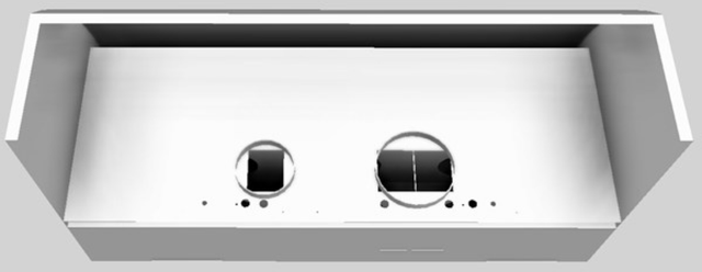 Vent-A-Hood® 54" White Wall Mounted Range Hood-2