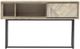 Armen Living Peridot Natural Console Table with Black Base -1
