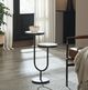 Renwil® Ambra Natural Side Table with Matte Black Base-1