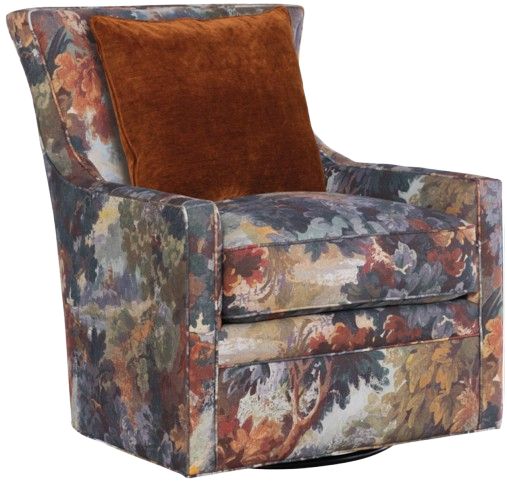 Craftmaster® Customizable Craftmaster Essentials 37" Swivel Chair-0