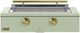 Caliber™ Rockwell Social 2-Burner Sage Built-In Natural Gas Grill with Brass Hardware-0