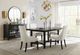 aspenhome® Camden 5-Piece Beige/Domino Upholstered Dining Set-1