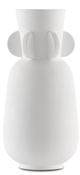 Currey & Company Happy 40 Wings Textured White Vase-0