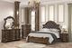 Furniture of America® Leovanni 4-Piece Dark Brown Queen Bedroom Set-0