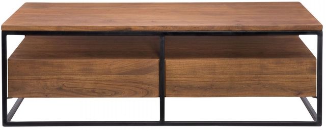 Moe's Home Collection Vancouver Coffee Table with Metal Frame -0