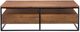 Moe's Home Collection Vancouver Coffee Table with Metal Frame -0