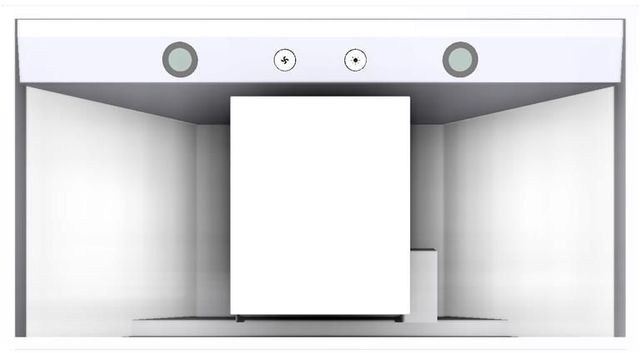 Vent-A-Hood® 36" White Air Recover System (ARS) Euro-Style Duct-Free Wall Mounted Range Hood-3