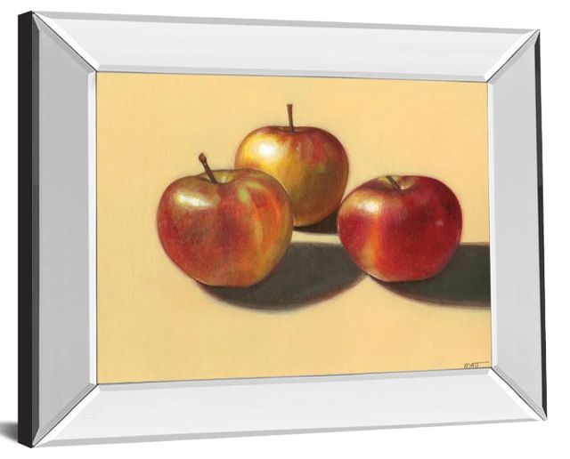 Classy Art Red Apples by Promotional Line Mirror Framed Wall Art-1