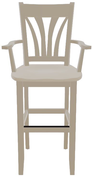 Mavin Customizable Hartford 30" Arm Bar Stool-1
