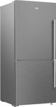 Beko 30 in. 16.2 Cu. Ft. Fingerprint Free Stainless Steel Counter Depth Bottom Freezer Refrigerator-1